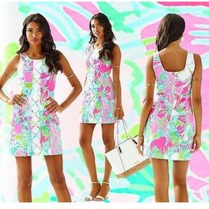 Lilly Pulitzer Flamingo Pink Cathy Shift size 6
